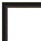 Miroir mural de salle de bain 31"x31" en bronze huilé, cadre de coiffeuse carré