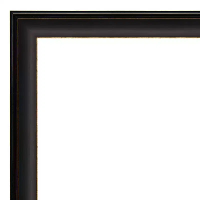 Miroir mural de salle de bain 31"x31" en bronze huilé, cadre de coiffeuse carré