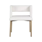 Chaise de salle à manger en velours noir avec pieds en laiton brossé, lot de 2