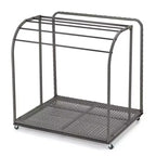 Pool Towel Rack Outdoor,Towel Rack Freestanding,5 Bar Pool Towel Rack with Rattan Base,Rattan Weaving Outdoor Towel Rack,Storage Organizer