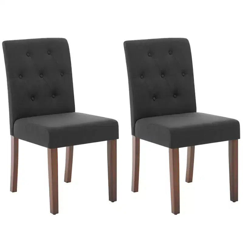 Chaise de salle à manger à piètement en bois