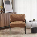 MAYEERTY 27.56 Modern Accent Chair, Plush Cushions Metal Frame, Living Room Office, Multi-Color