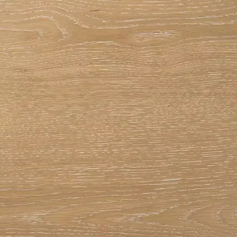 Table basse ronde de 36 po en placage de chêne avec étagère inférieure