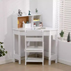 Bureau et chaise pour enfants avec étagère et tableau d'affichage