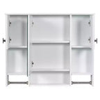 Armoire de toilette murale 35" x 28" avec miroir et porte-serviettes