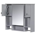 Armoire de toilette murale 35" x 28" avec miroir et porte-serviettes
