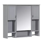 Armoire de toilette murale 35" x 28" avec miroir et porte-serviettes
