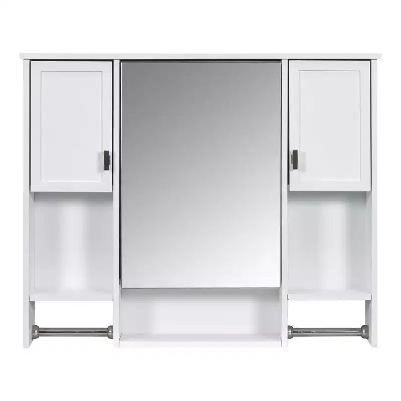 Armoire de toilette murale 35" x 28" avec miroir et porte-serviettes