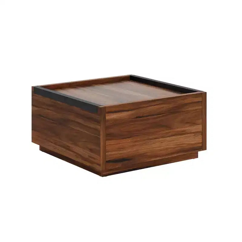 Table basse moderne en bois avec tiroirs de rangement