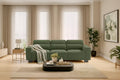 89 inch living room sofa, 3-seater sofa with wide armrests and deep seats, comfortable 3-layer sofa, sofa with detachable and washable lid