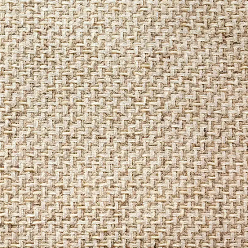 Fauteuil d'appoint crapaud tapissé avec pieds tourillons, beige et marron clair
