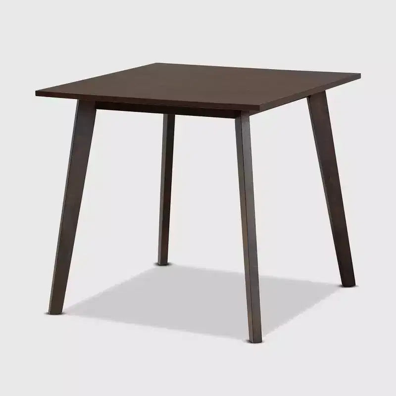 Ensemble de salle à manger 5 pièces en bois et tissu d'ameublement