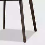 Ensemble de salle à manger 5 pièces en bois et tissu d'ameublement