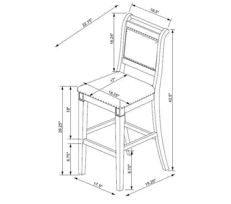 Tabouret de bar hauteur comptoir
