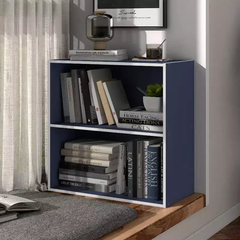 Étagère modulable moderne 2 niveaux de 60 cm, empilable, verticale ou horizontale