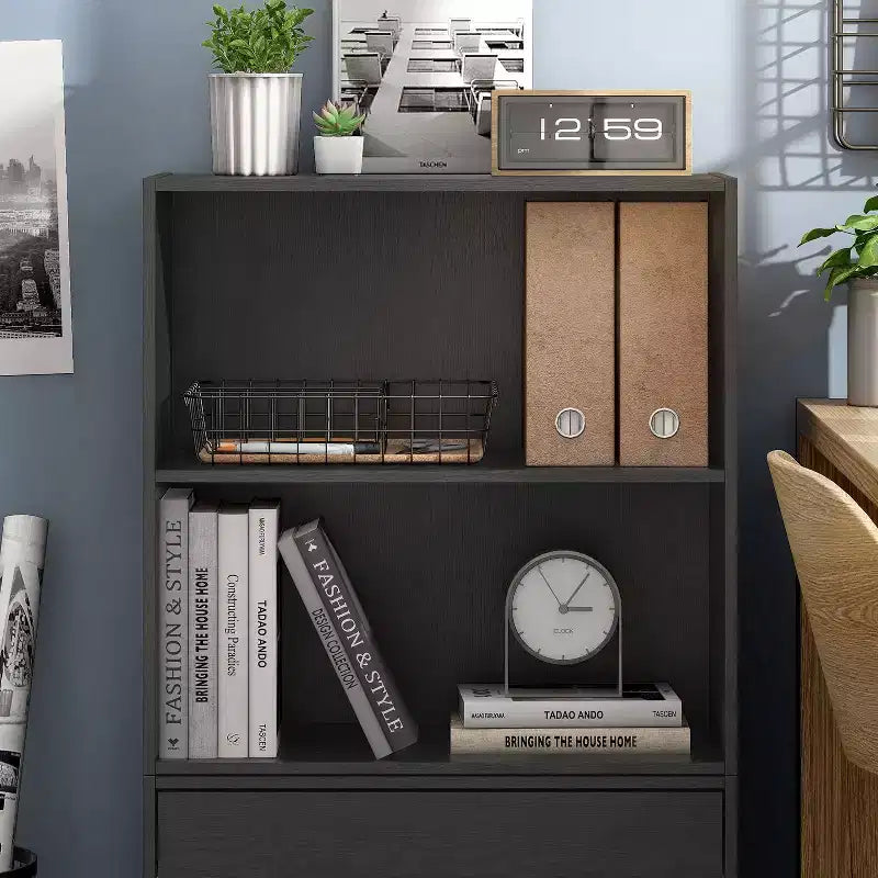 Étagère modulable moderne 2 niveaux de 60 cm, empilable, verticale ou horizontale