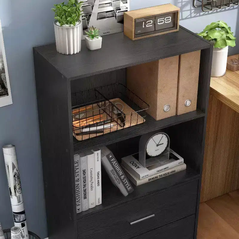 Étagère modulable moderne 2 niveaux de 60 cm, empilable, verticale ou horizontale