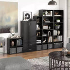 Étagère modulable moderne 2 niveaux de 60 cm, empilable, verticale ou horizontale