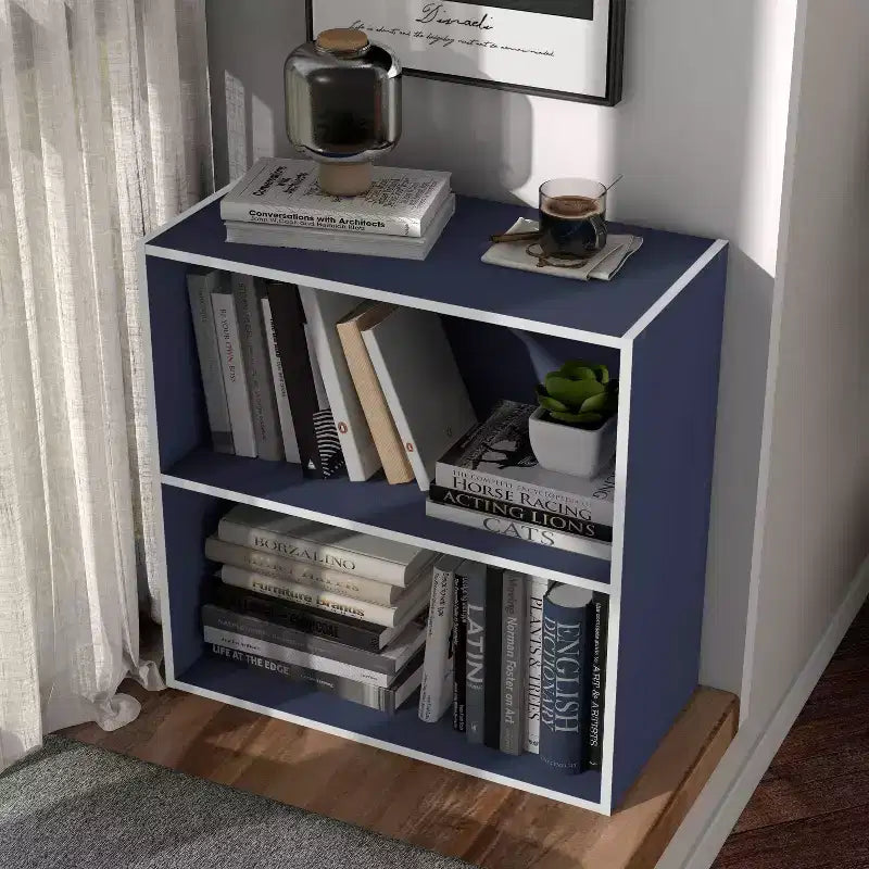 Étagère modulable moderne 2 niveaux de 60 cm, empilable, verticale ou horizontale